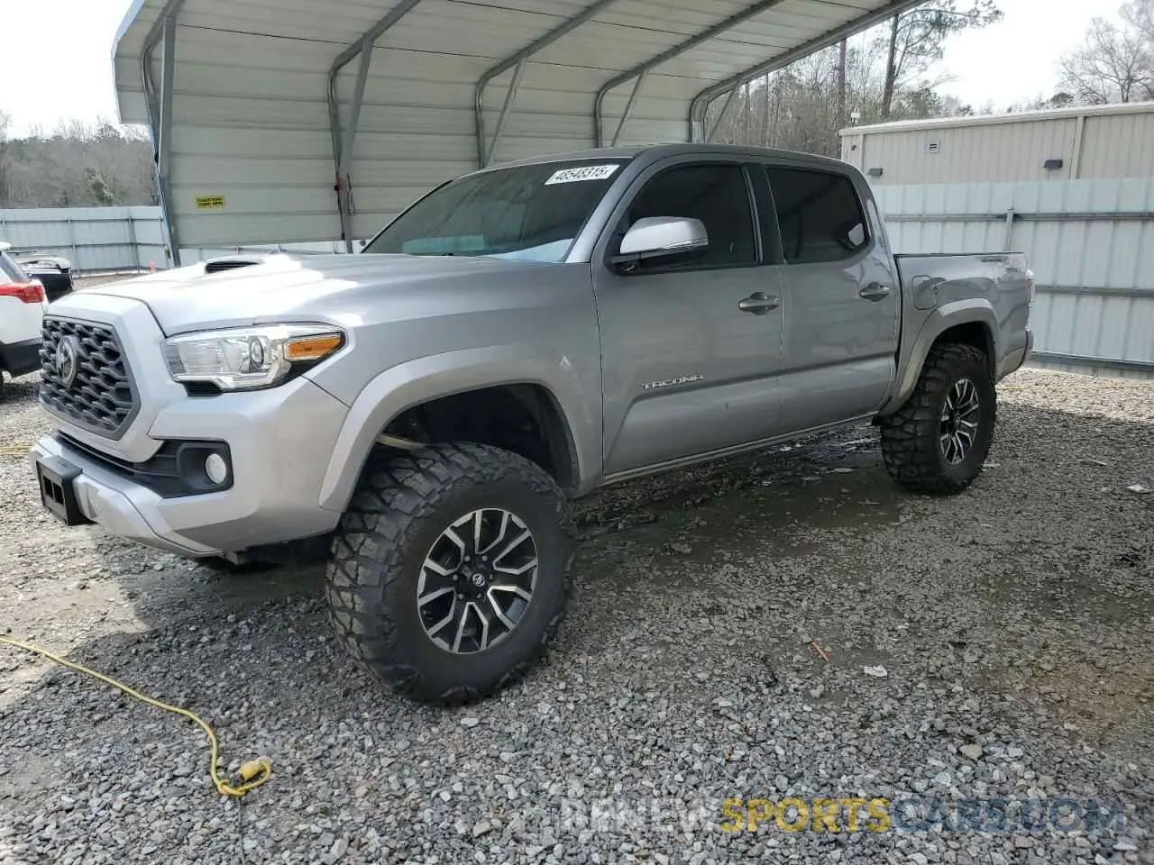 1 Photograph of a damaged car 3TMCZ5AN7LM308097 TOYOTA TACOMA 2020