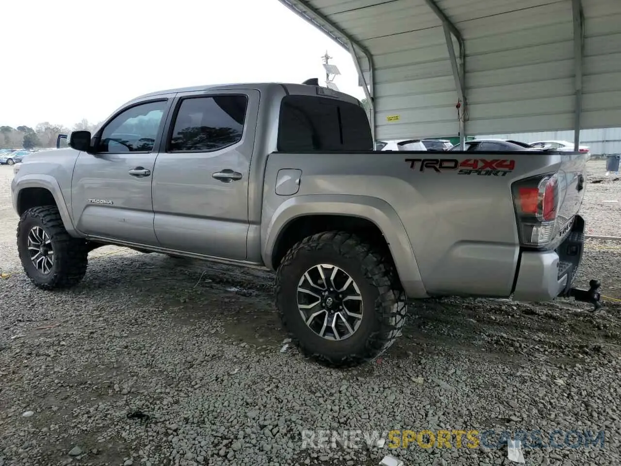 2 Photograph of a damaged car 3TMCZ5AN7LM308097 TOYOTA TACOMA 2020
