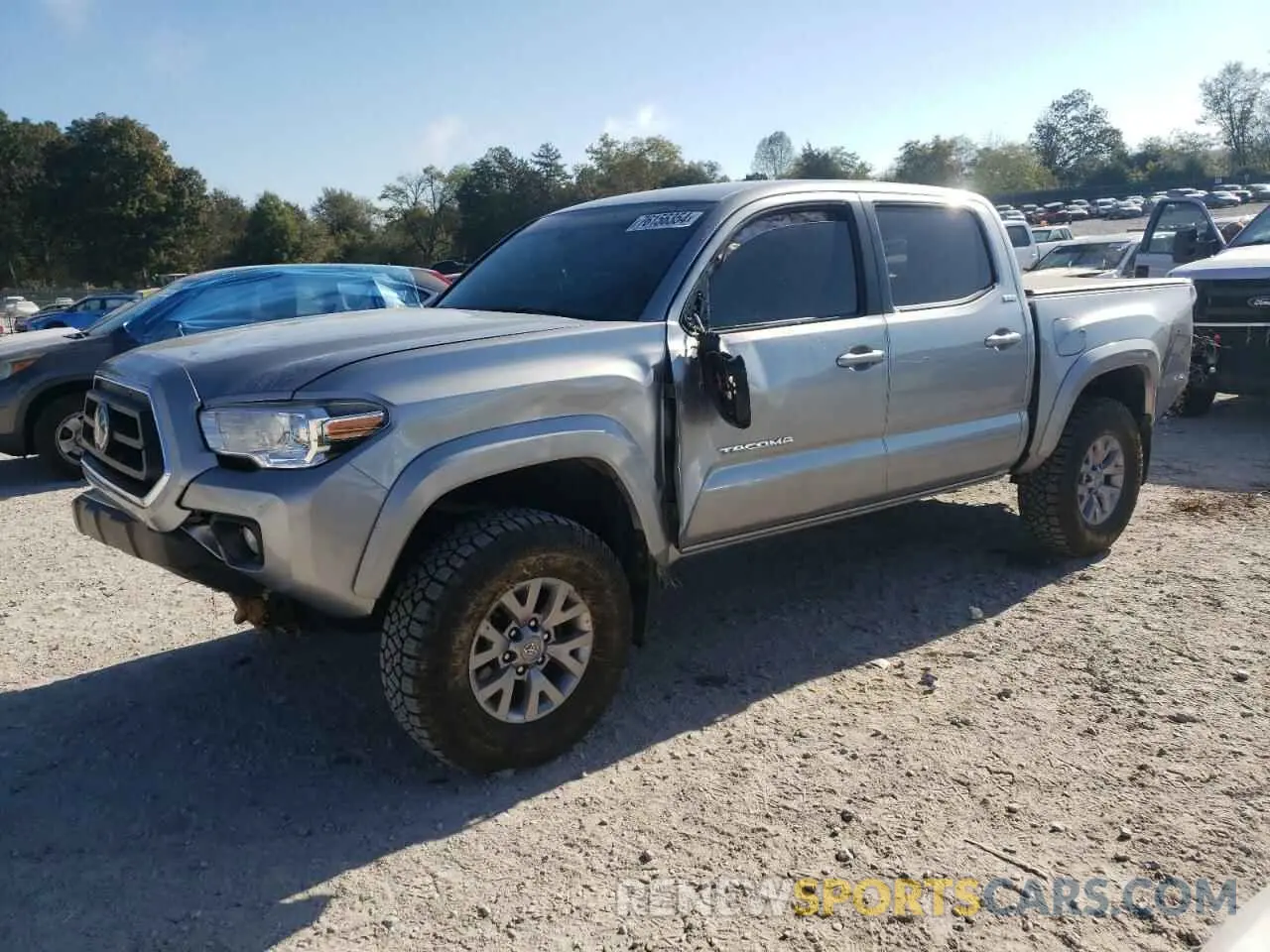 1 Photograph of a damaged car 3TMCZ5AN7LM355064 TOYOTA TACOMA 2020