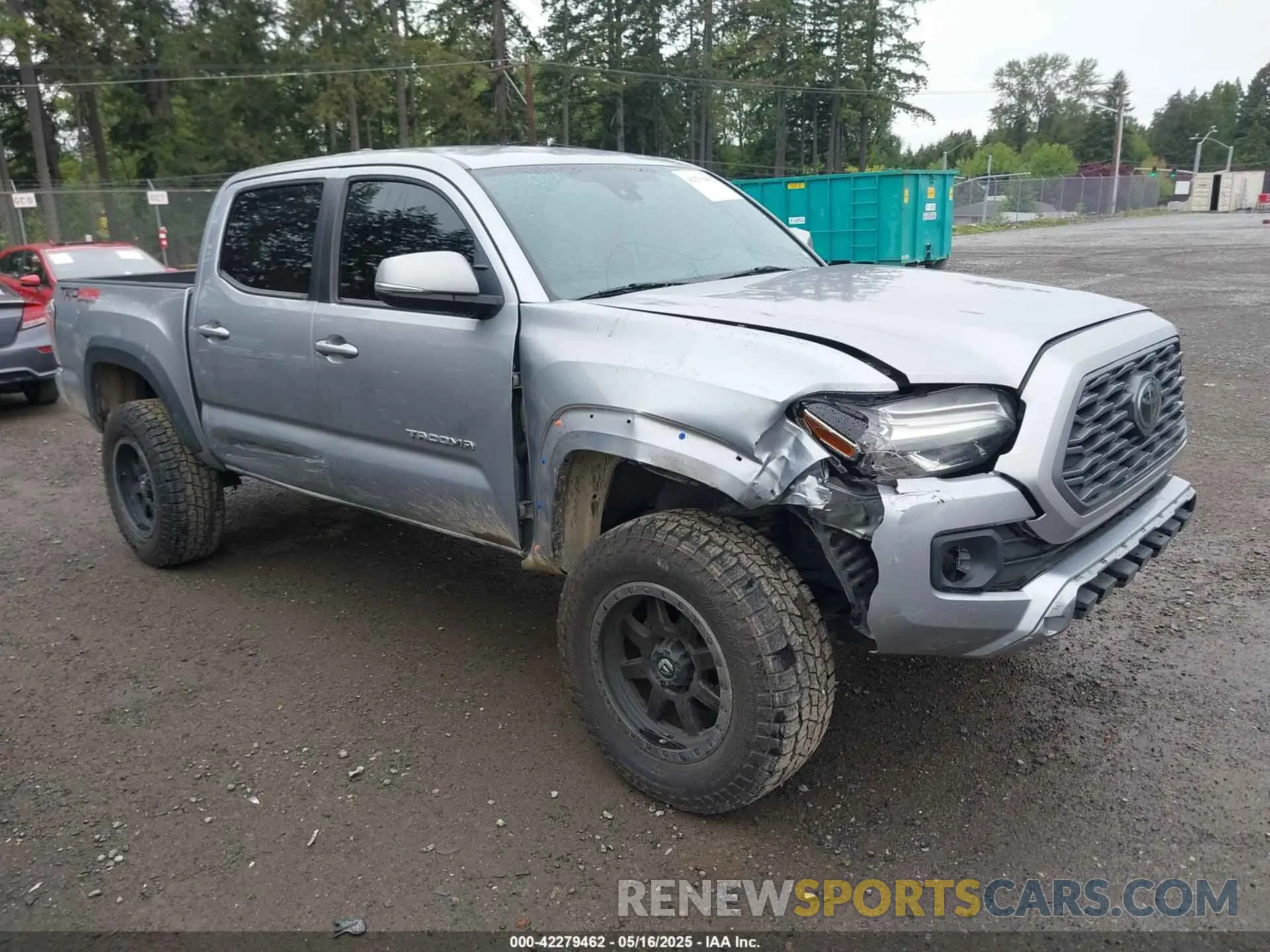 1 Photograph of a damaged car 3TMCZ5AN8LM323918 TOYOTA TACOMA 2020