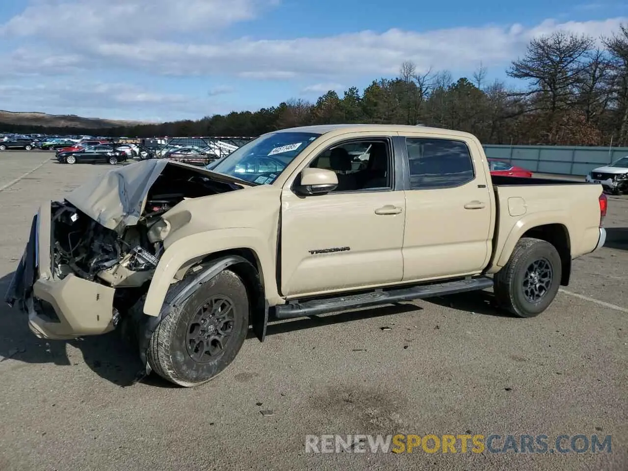 1 Photograph of a damaged car 3TMCZ5AN8LM327080 TOYOTA TACOMA 2020