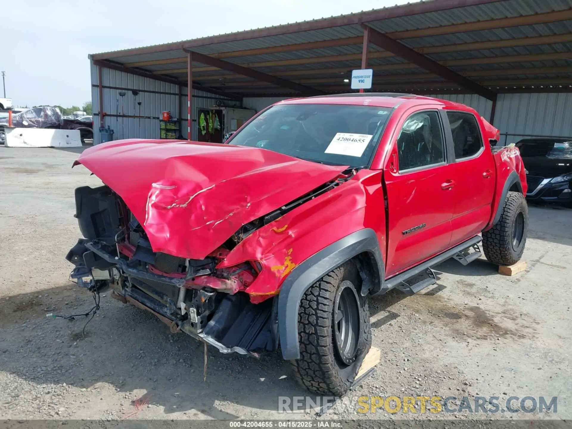 6 Photograph of a damaged car 3TMCZ5AN8LM355543 TOYOTA TACOMA 2020