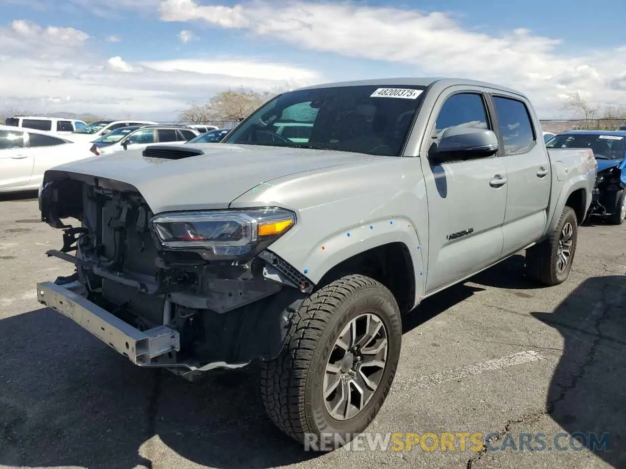 1 Photograph of a damaged car 3TMCZ5AN8LM361150 TOYOTA TACOMA 2020
