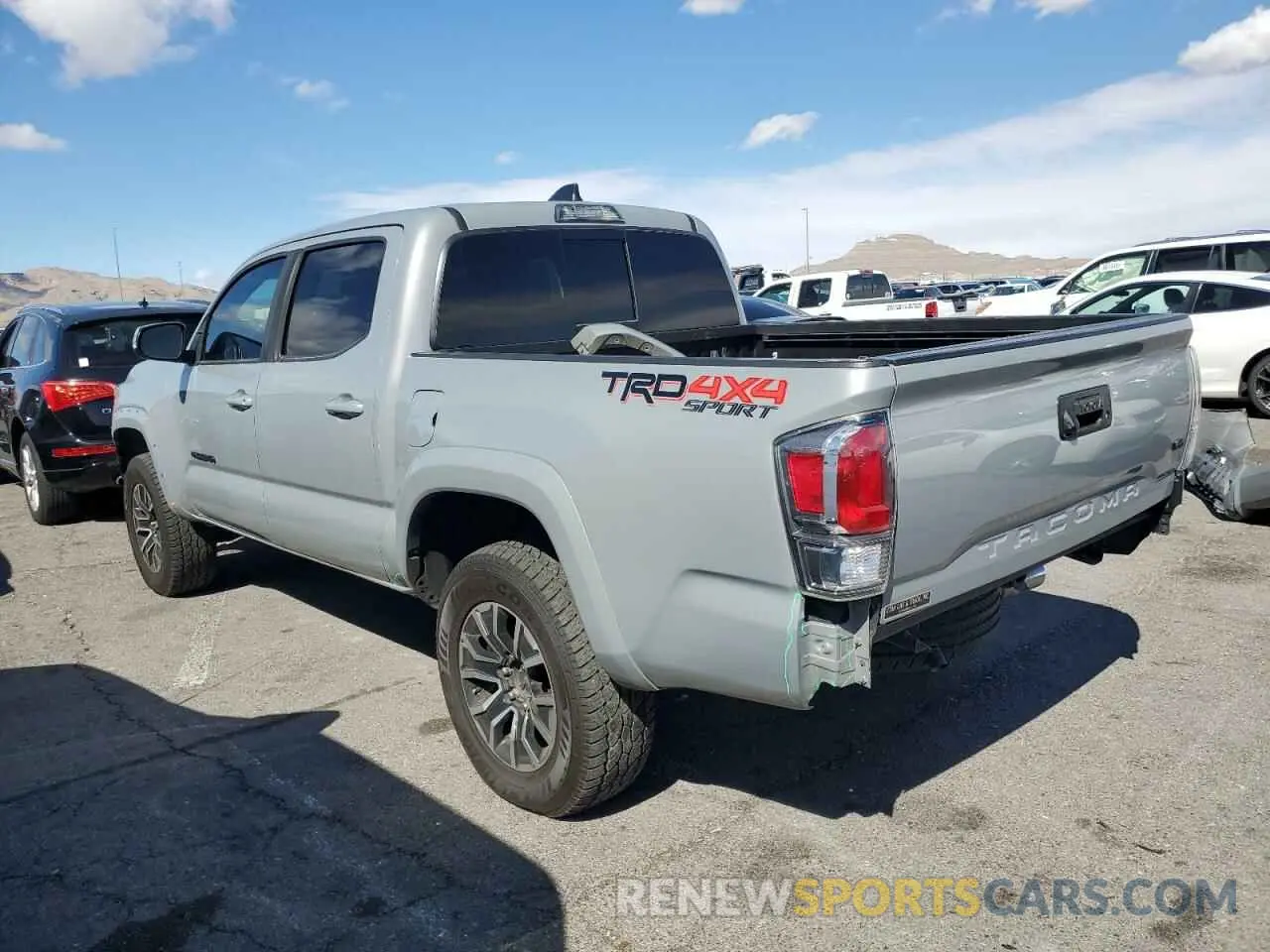 2 Photograph of a damaged car 3TMCZ5AN8LM361150 TOYOTA TACOMA 2020