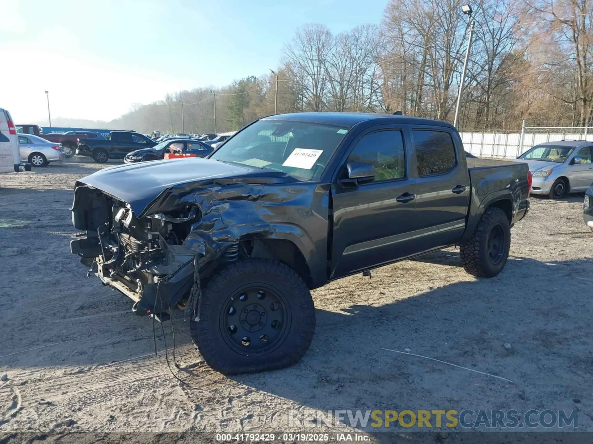 2 Photograph of a damaged car 3TMCZ5AN9LM308618 TOYOTA TACOMA 2020