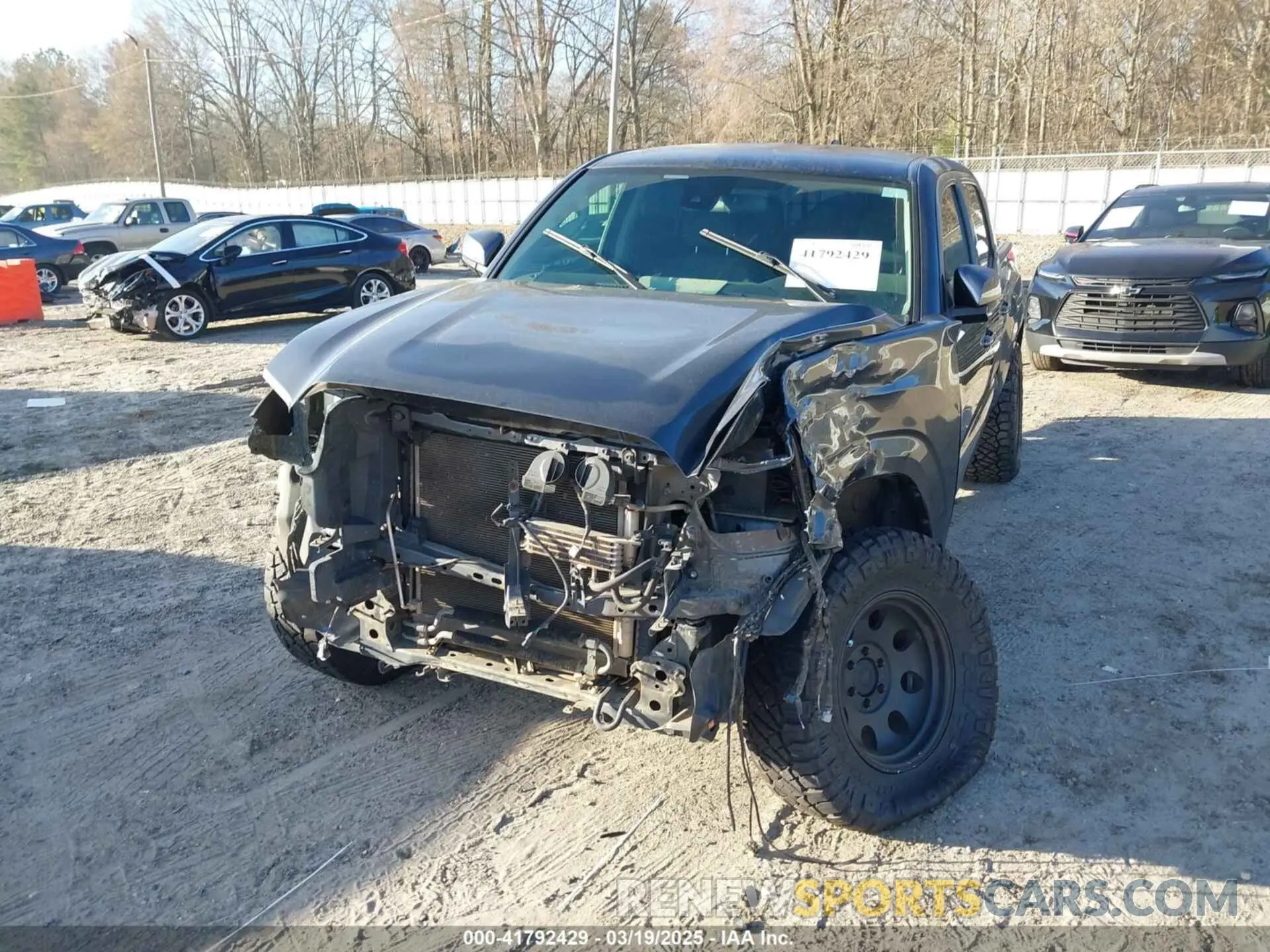 6 Photograph of a damaged car 3TMCZ5AN9LM308618 TOYOTA TACOMA 2020