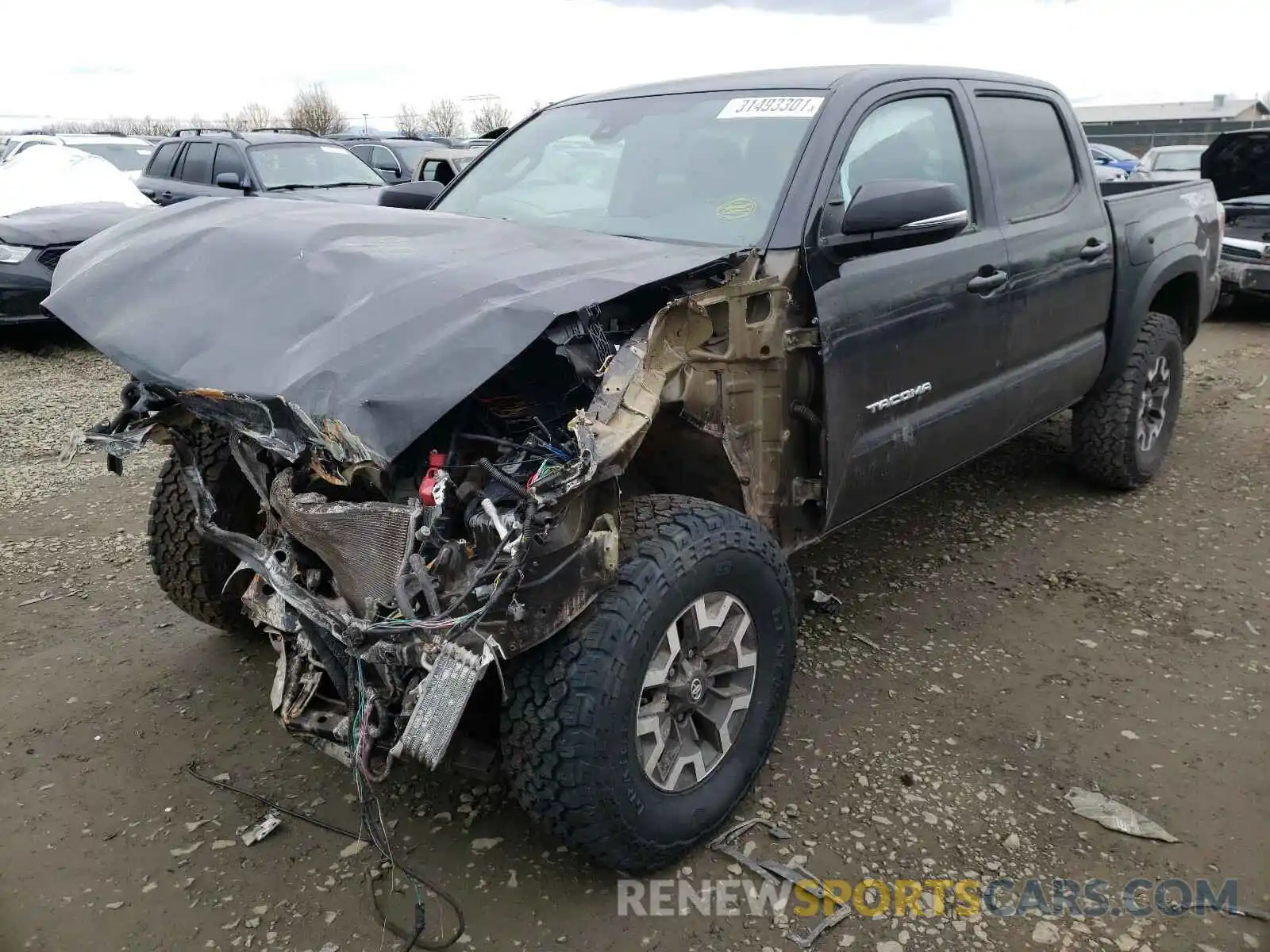 2 Photograph of a damaged car 3TMCZ5AN9LM324561 TOYOTA TACOMA 2020