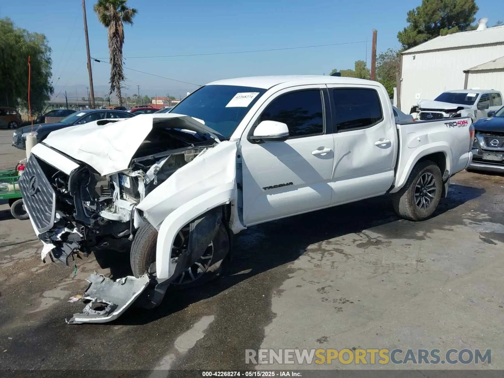 2 Photograph of a damaged car 3TMCZ5AN9LM341778 TOYOTA TACOMA 2020
