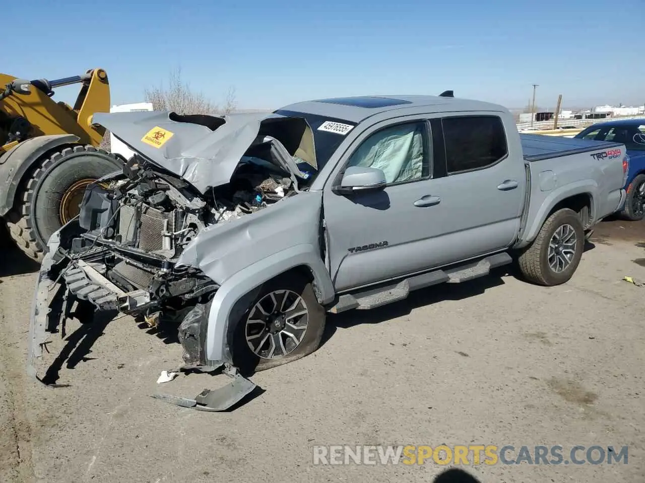1 Photograph of a damaged car 3TMCZ5AN9LM346205 TOYOTA TACOMA 2020