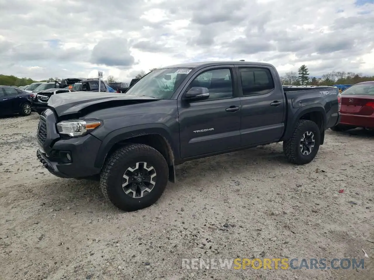 1 Photograph of a damaged car 3TMCZ5AN9LM349427 TOYOTA TACOMA 2020