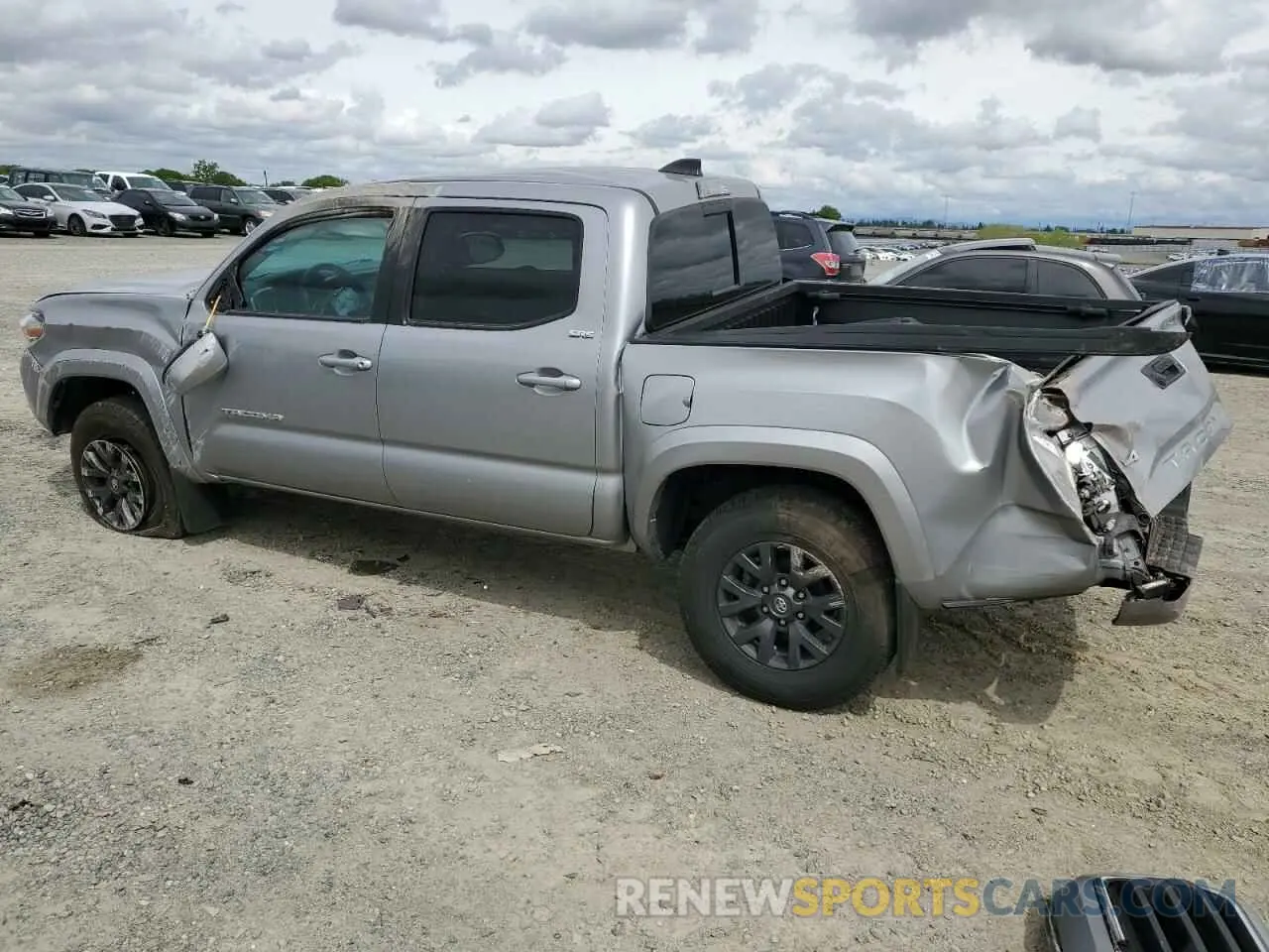 2 Photograph of a damaged car 3TMCZ5AN9LM357219 TOYOTA TACOMA 2020