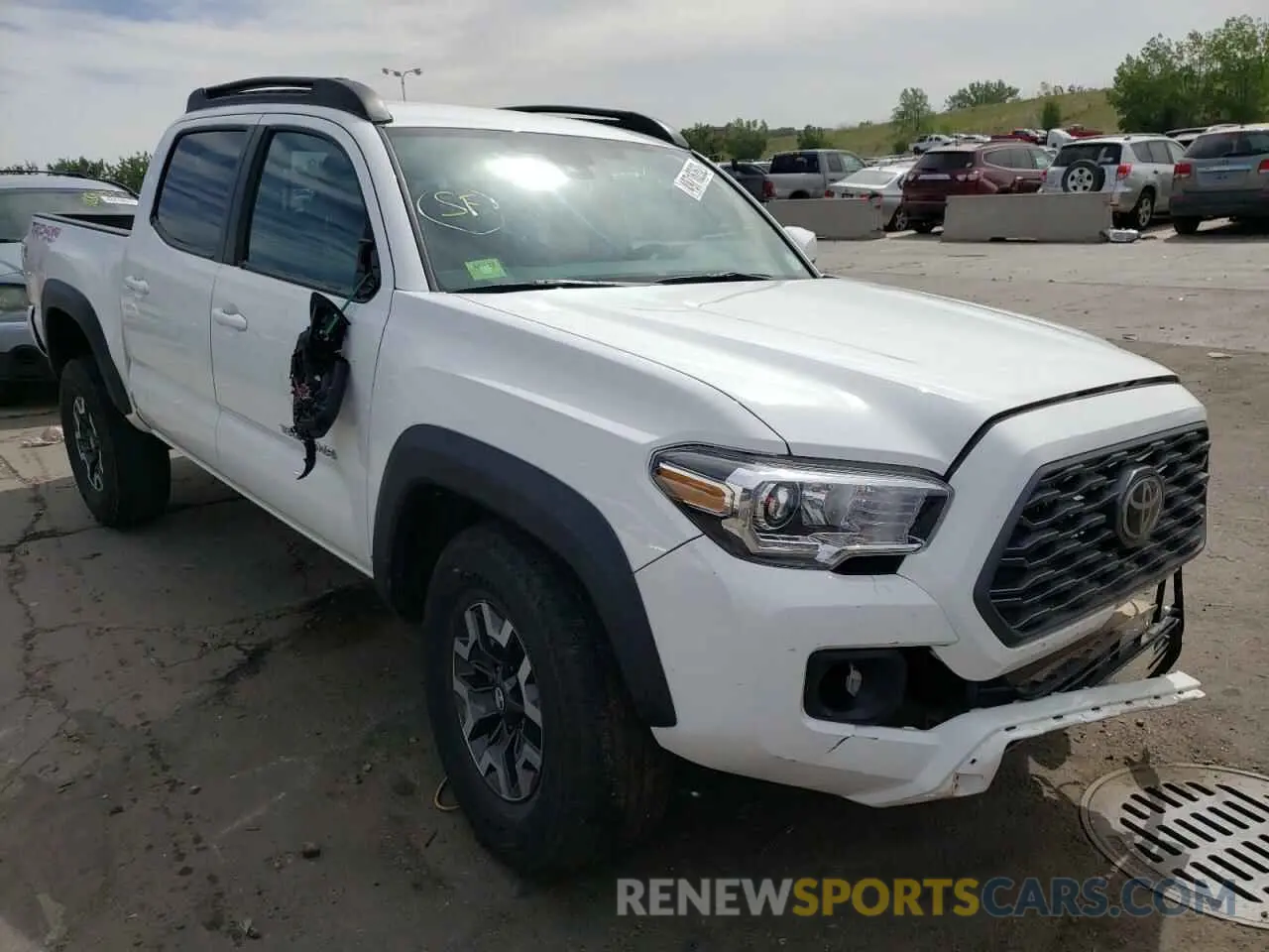 1 Photograph of a damaged car 3TMCZ5AN9LM359844 TOYOTA TACOMA 2020