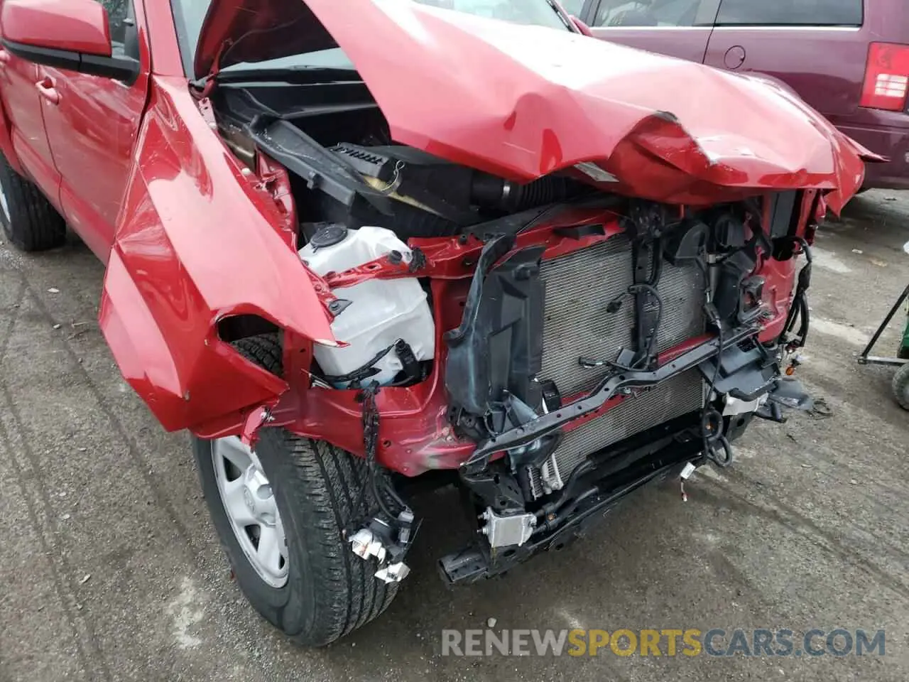 9 Photograph of a damaged car 3TMCZ5AN9LM366776 TOYOTA TACOMA 2020