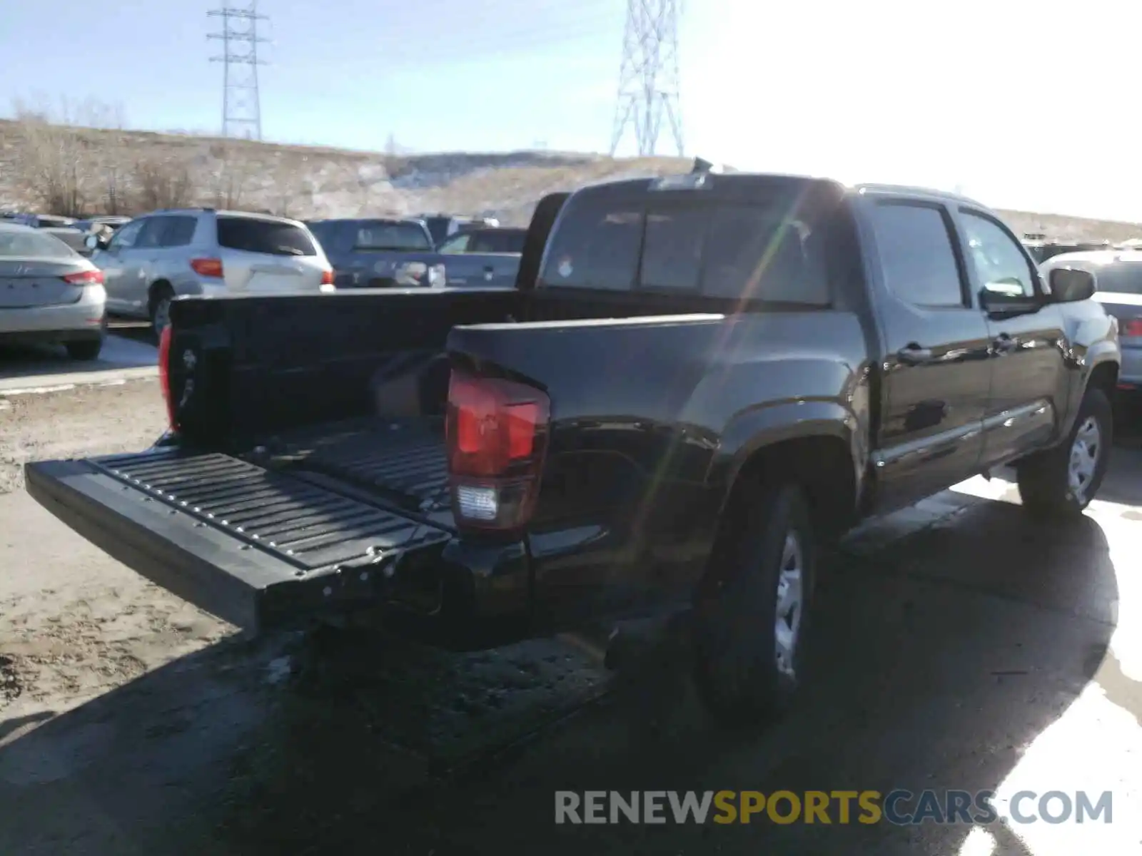 4 Photograph of a damaged car 3TMCZ5ANXLM298990 TOYOTA TACOMA 2020