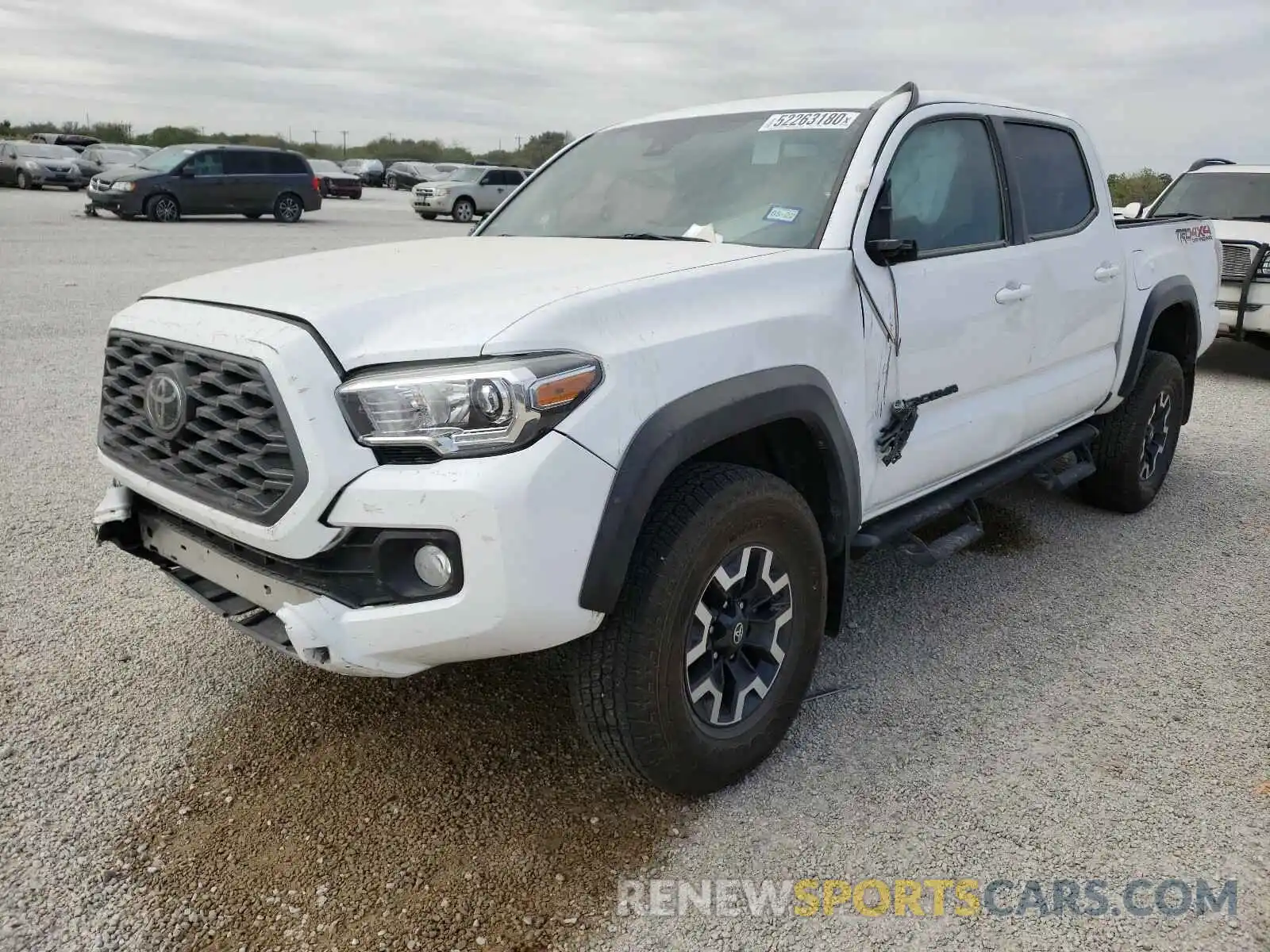 2 Photograph of a damaged car 3TMCZ5ANXLM302441 TOYOTA TACOMA 2020