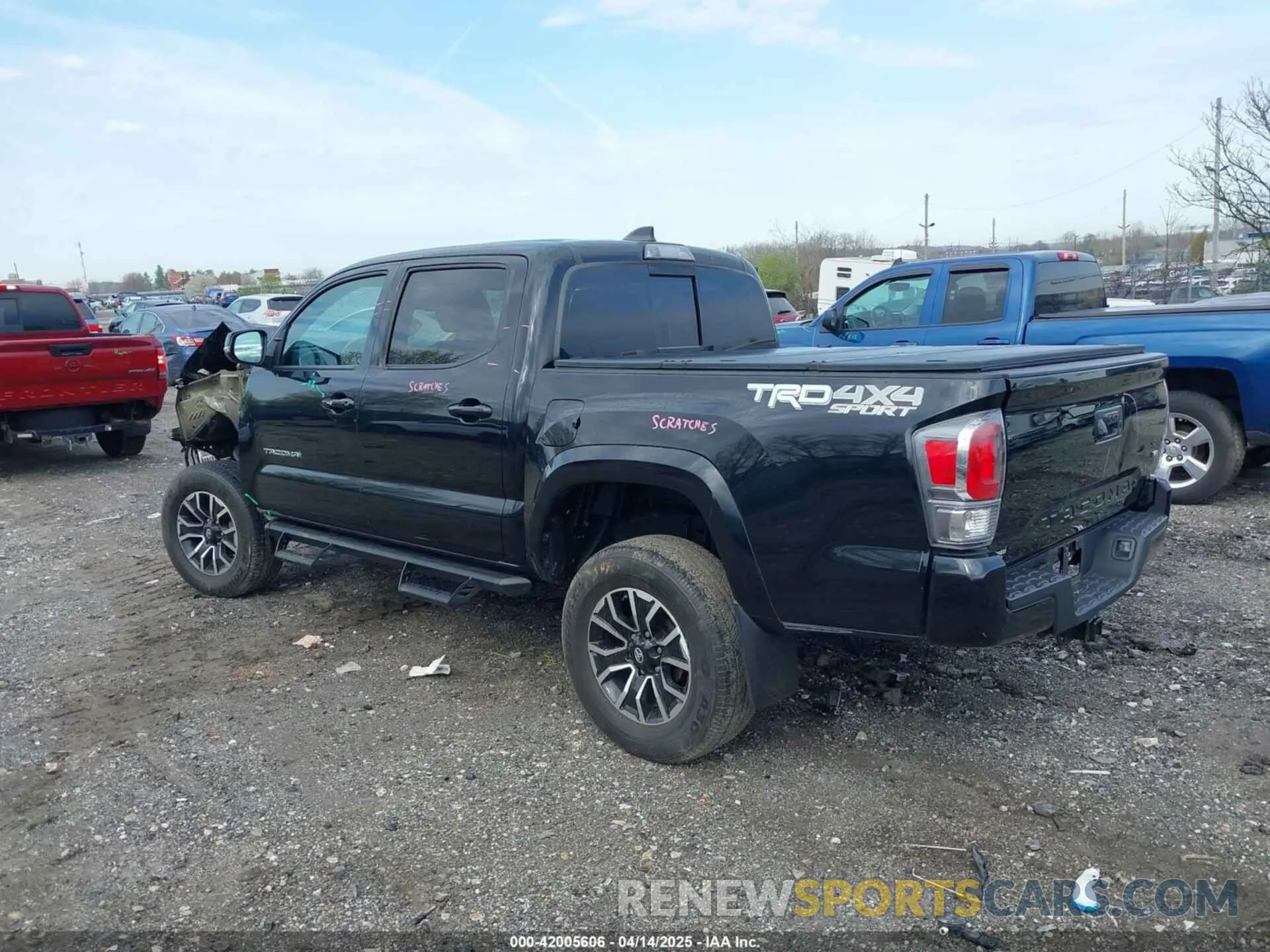 3 Photograph of a damaged car 3TMCZ5ANXLM317814 TOYOTA TACOMA 2020