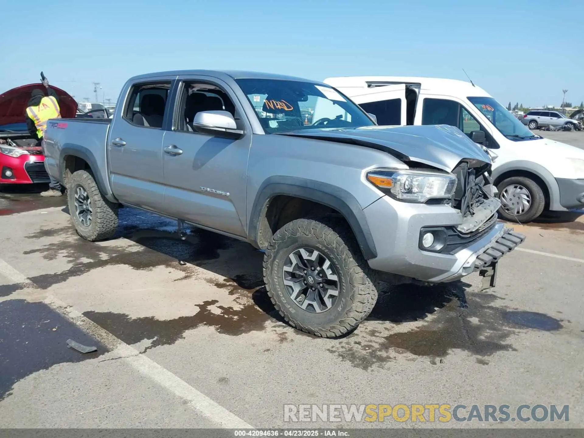 1 Photograph of a damaged car 3TMCZ5ANXLM344835 TOYOTA TACOMA 2020
