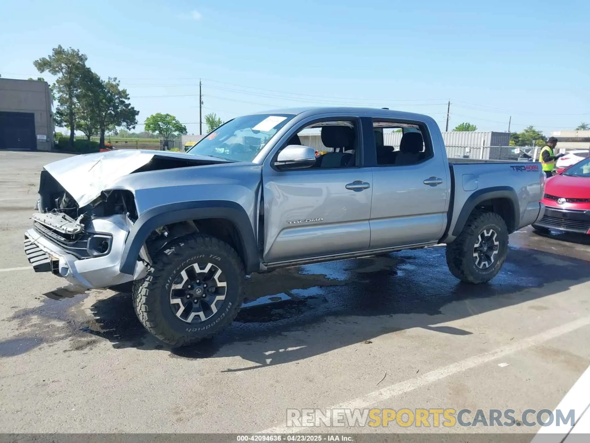 15 Photograph of a damaged car 3TMCZ5ANXLM344835 TOYOTA TACOMA 2020