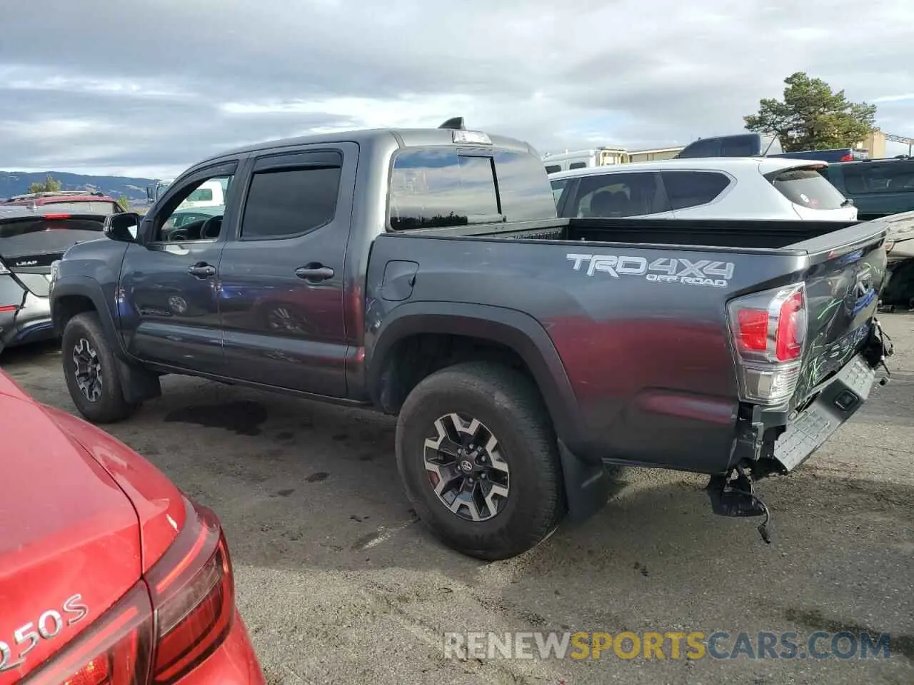2 Photograph of a damaged car 3TMCZ5ANXLM346858 TOYOTA TACOMA 2020