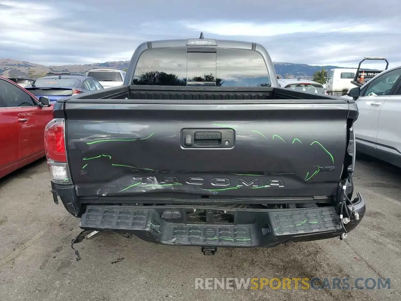 6 Photograph of a damaged car 3TMCZ5ANXLM346858 TOYOTA TACOMA 2020