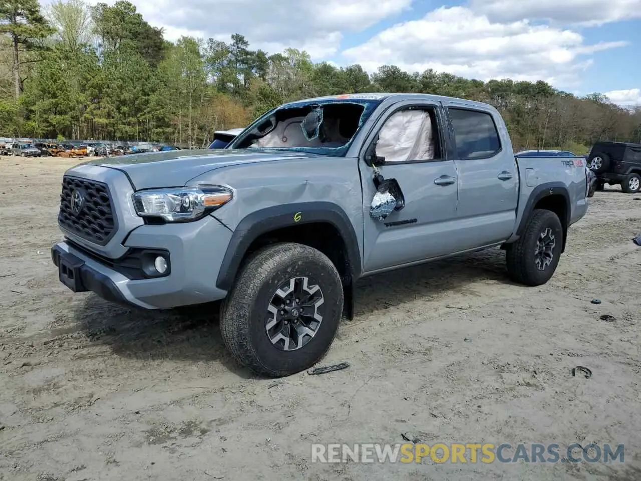 1 Photograph of a damaged car 3TMCZ5ANXLM352126 TOYOTA TACOMA 2020