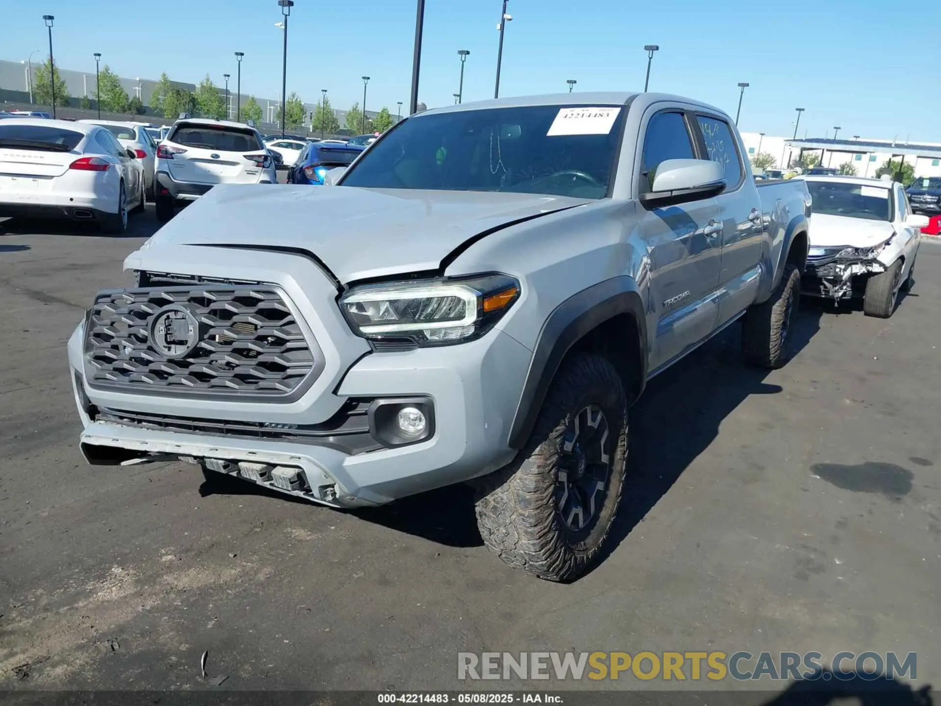 2 Photograph of a damaged car 3TMDZ5BN1LM085218 TOYOTA TACOMA 2020