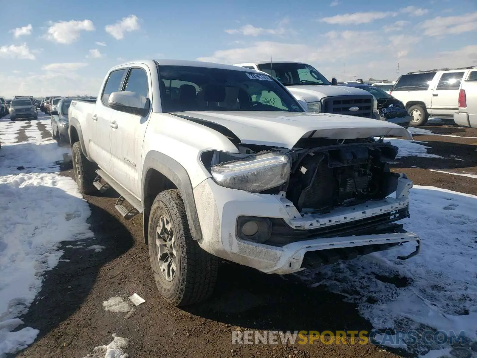1 Photograph of a damaged car 3TMDZ5BN1LM091648 TOYOTA TACOMA 2020