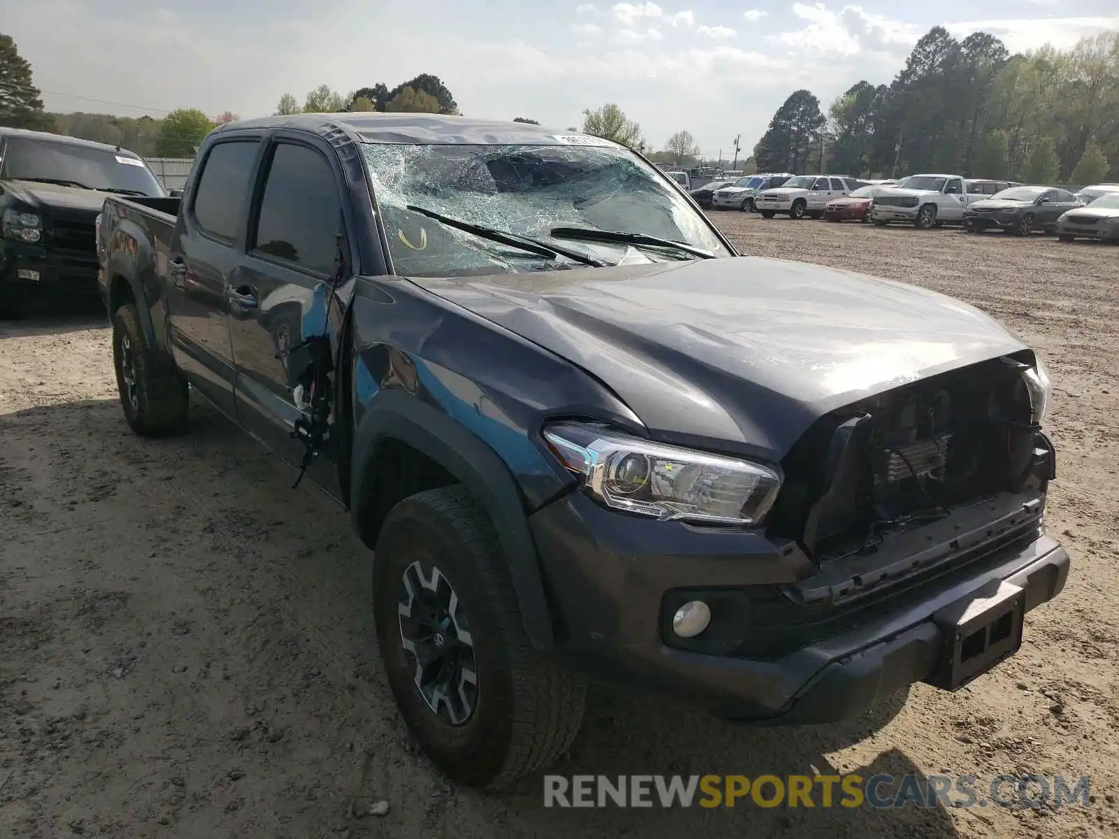 1 Photograph of a damaged car 3TMDZ5BN4LM091630 TOYOTA TACOMA 2020