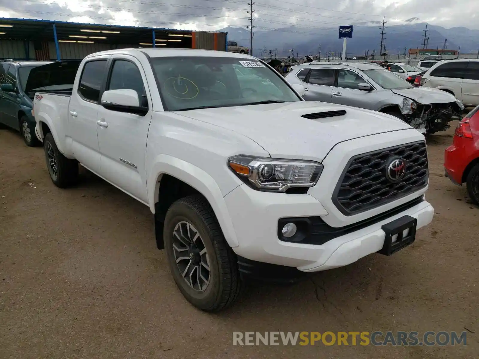 1 Photograph of a damaged car 3TMDZ5BN7LM084798 TOYOTA TACOMA 2020