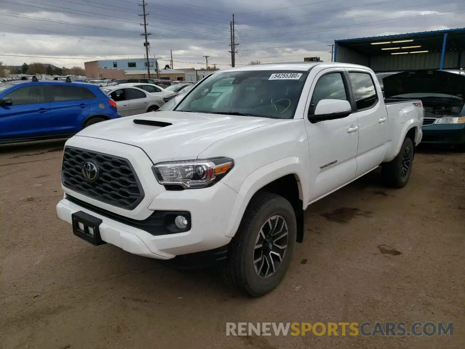 2 Photograph of a damaged car 3TMDZ5BN7LM084798 TOYOTA TACOMA 2020