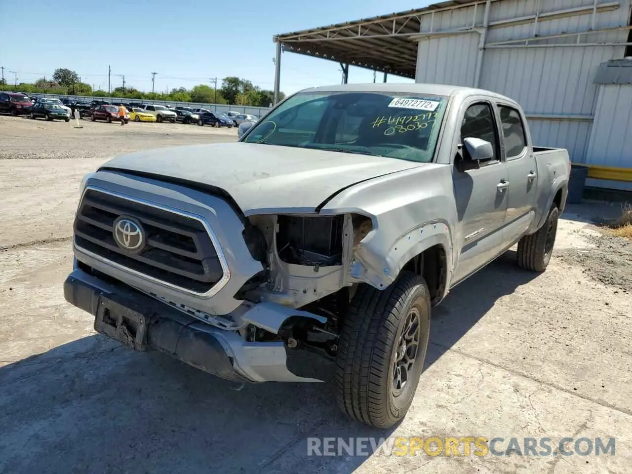 2 Photograph of a damaged car 3TMDZ5BN8LM080307 TOYOTA TACOMA 2020