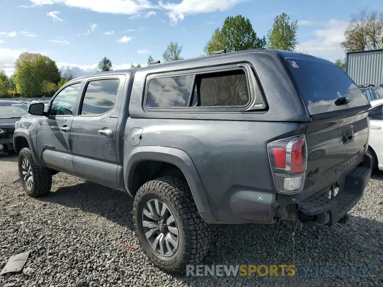 2 Photograph of a damaged car 3TMGZ5AN2LM344409 TOYOTA TACOMA 2020
