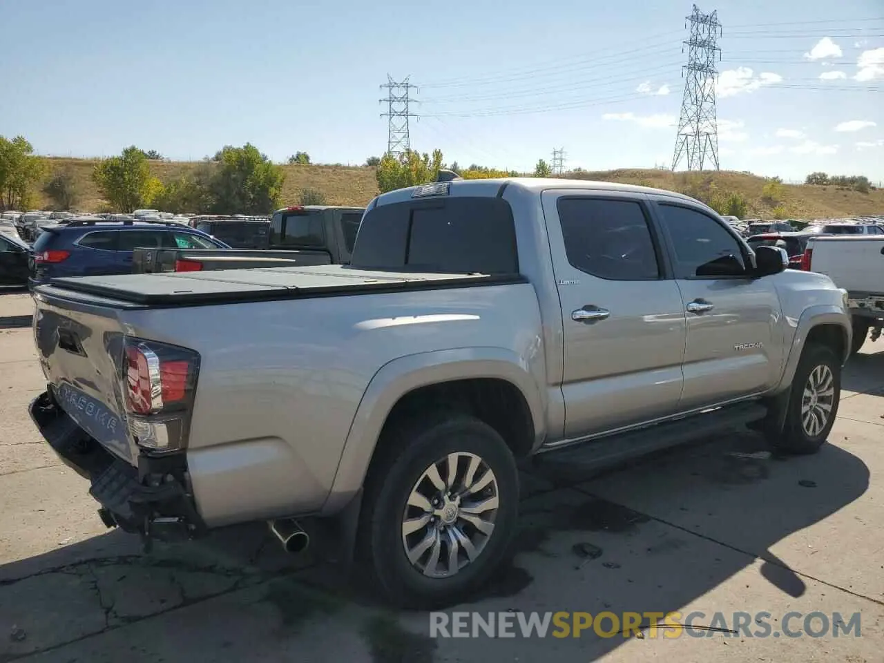 3 Photograph of a damaged car 3TMGZ5ANXLM345016 TOYOTA TACOMA 2020