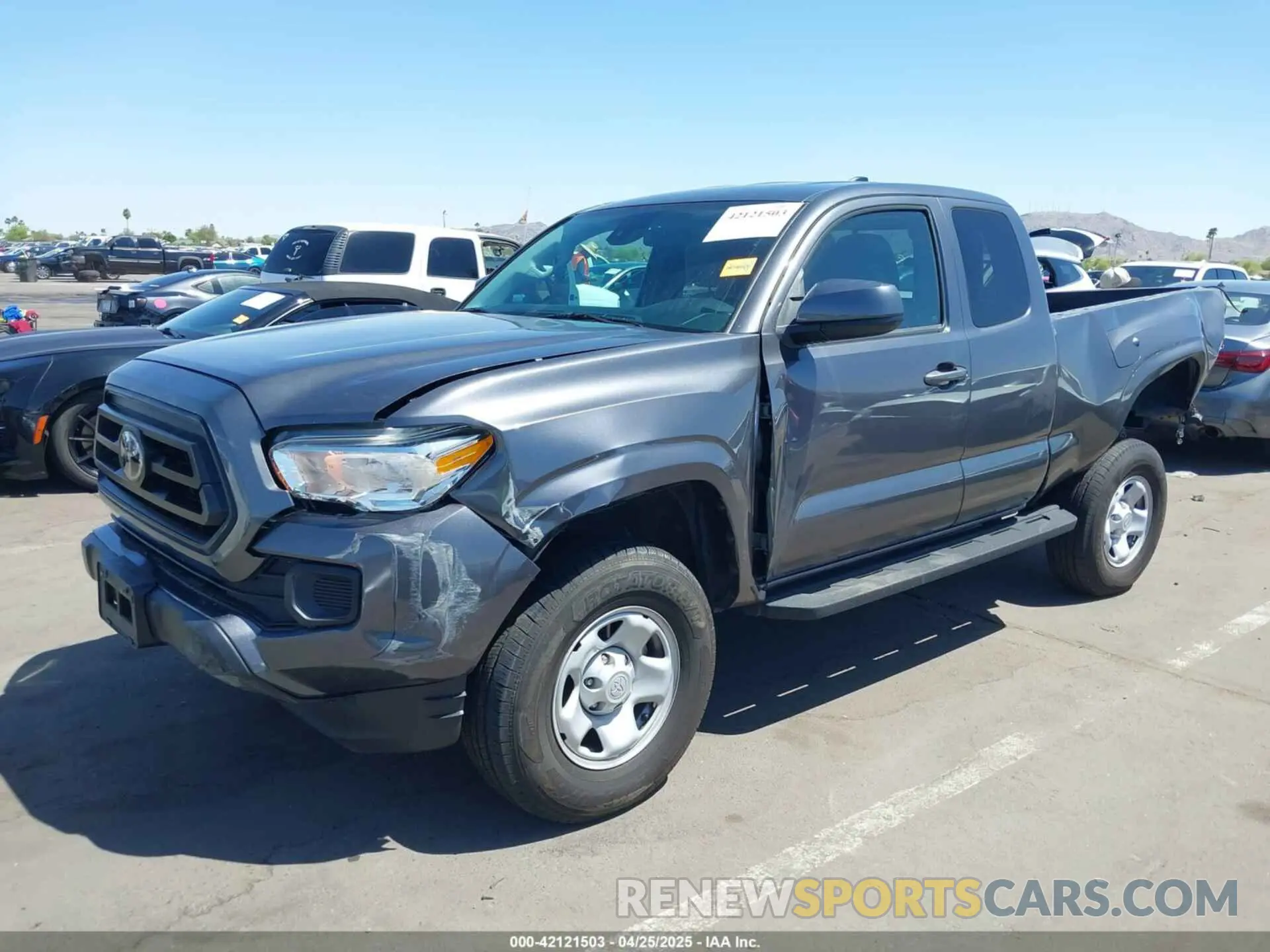 2 Photograph of a damaged car 3TYRX5GN4LT003040 TOYOTA TACOMA 2020