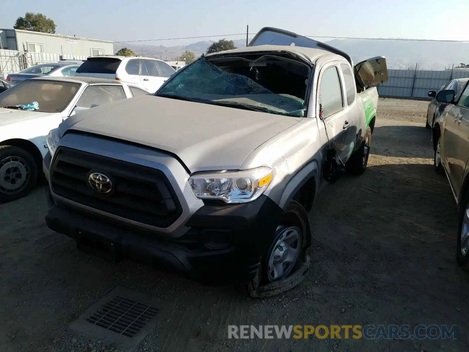 2 Photograph of a damaged car 3TYRX5GN5LT001507 TOYOTA TACOMA 2020