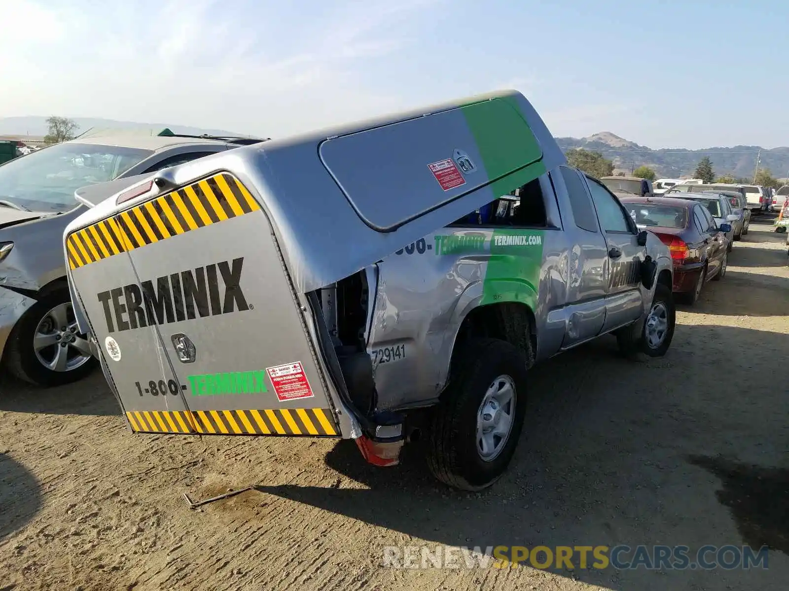 4 Photograph of a damaged car 3TYRX5GN5LT001507 TOYOTA TACOMA 2020