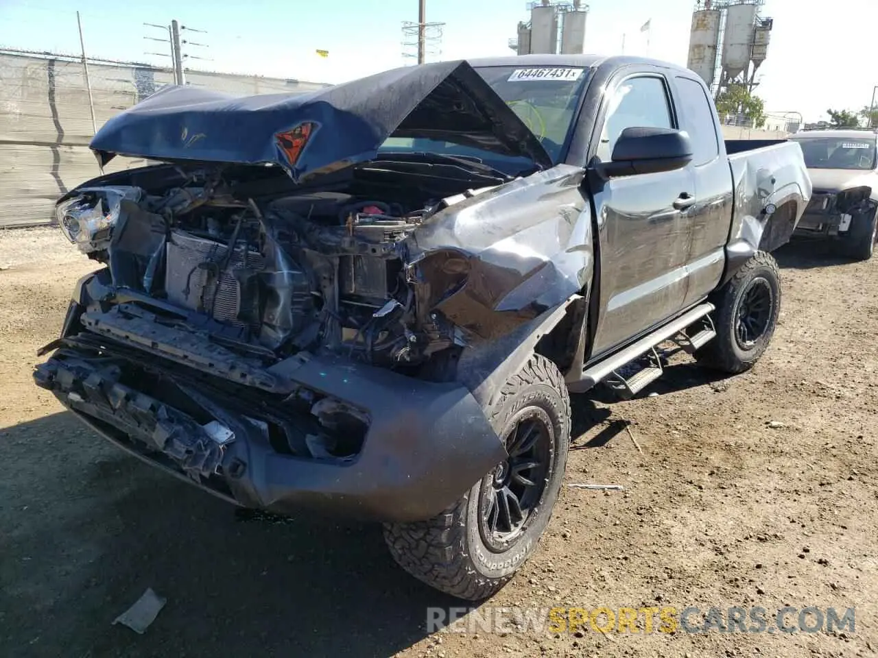 2 Photograph of a damaged car 3TYRX5GNXLT000045 TOYOTA TACOMA 2020