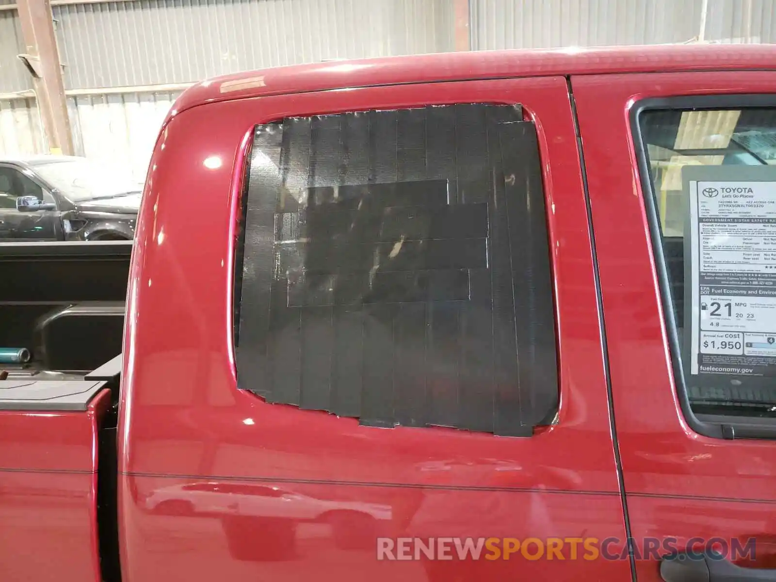 9 Photograph of a damaged car 3TYRX5GNXLT003320 TOYOTA TACOMA 2020