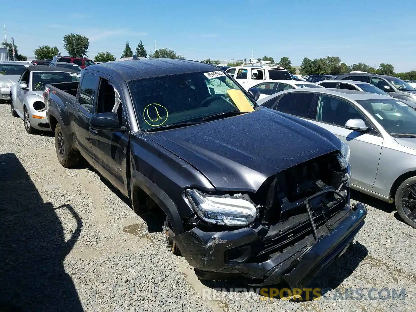 1 Photograph of a damaged car 3TYRZ5CN3LT000016 TOYOTA TACOMA 2020