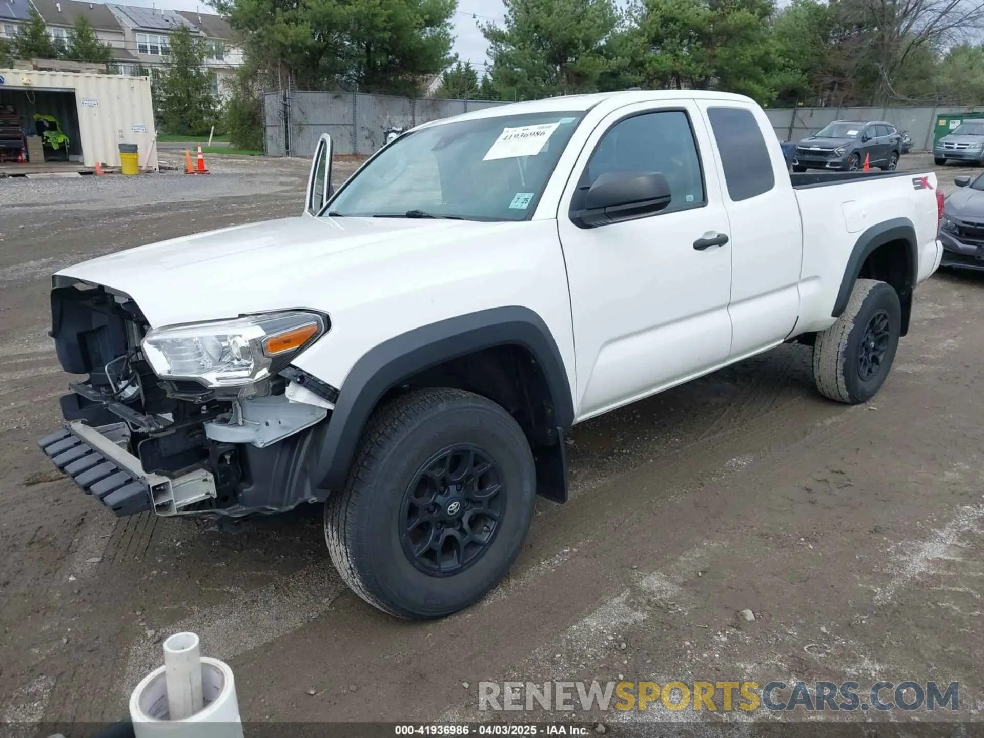 2 Photograph of a damaged car 3TYSX5EN5LT001592 TOYOTA TACOMA 2020