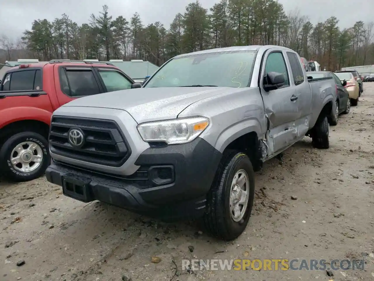 2 Photograph of a damaged car 3TYSX5EN9LT001563 TOYOTA TACOMA 2020