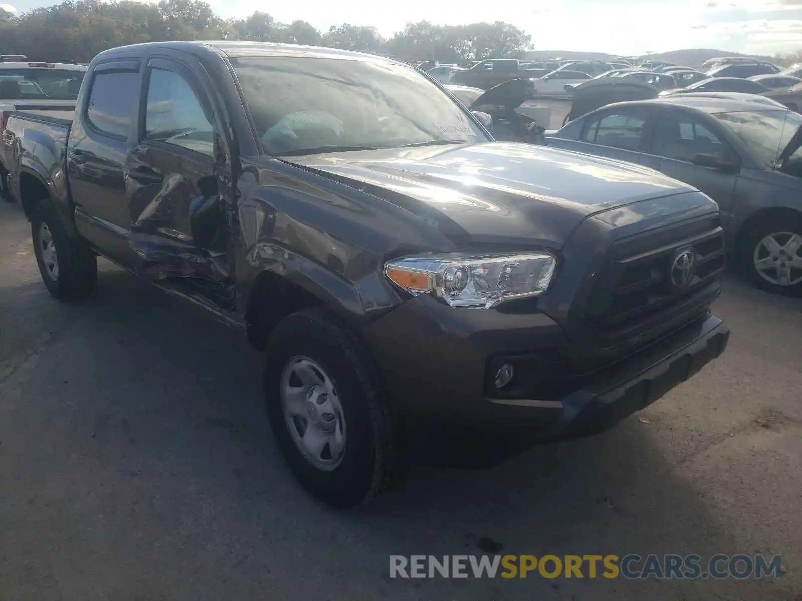 1 Photograph of a damaged car 5TFAX5GN0LX166495 TOYOTA TACOMA 2020