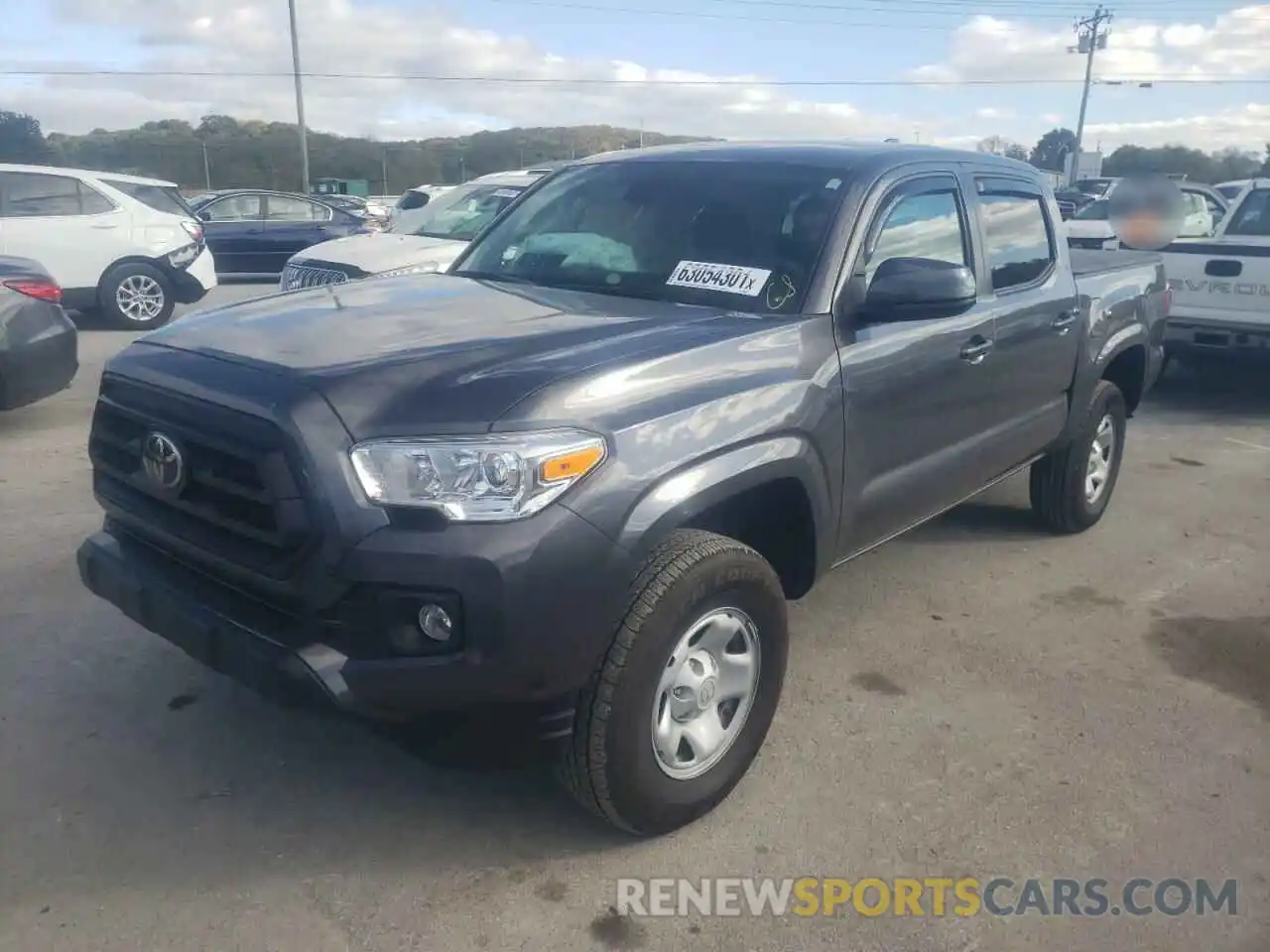 2 Photograph of a damaged car 5TFAX5GN0LX166495 TOYOTA TACOMA 2020