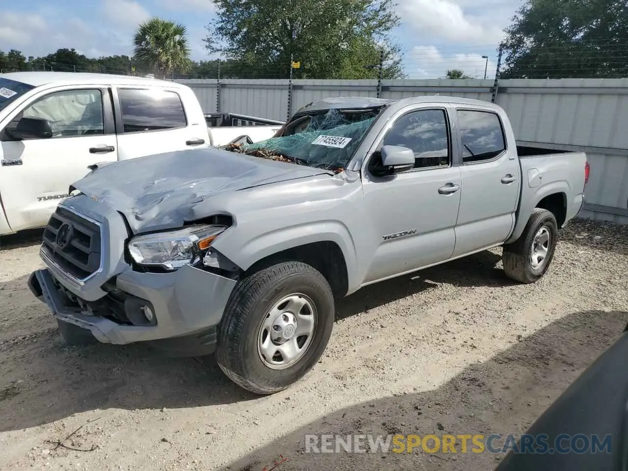 1 Photograph of a damaged car 5TFAX5GN1LX166327 TOYOTA TACOMA 2020