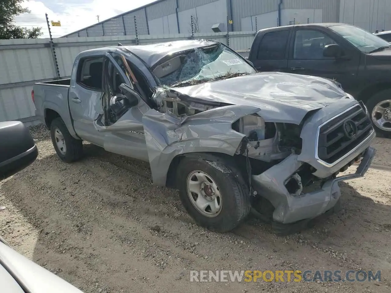 4 Photograph of a damaged car 5TFAX5GN1LX166327 TOYOTA TACOMA 2020