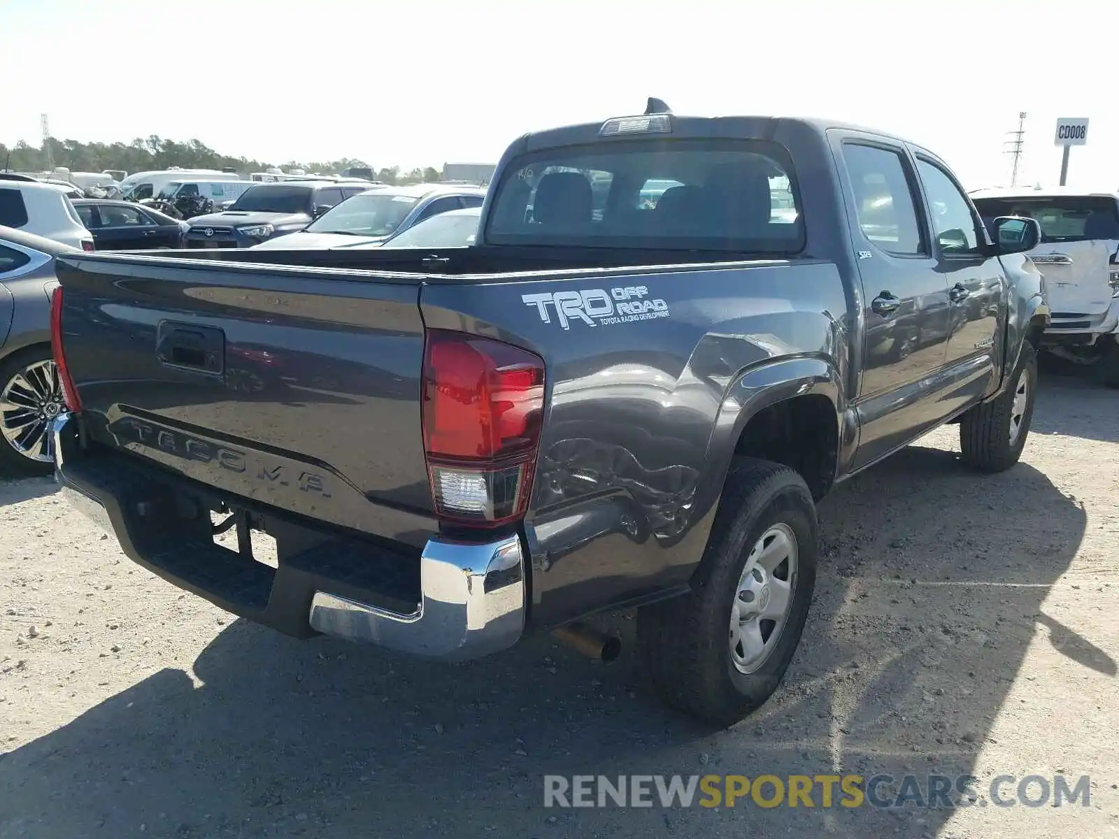 4 Photograph of a damaged car 5TFAX5GN1LX172855 TOYOTA TACOMA 2020