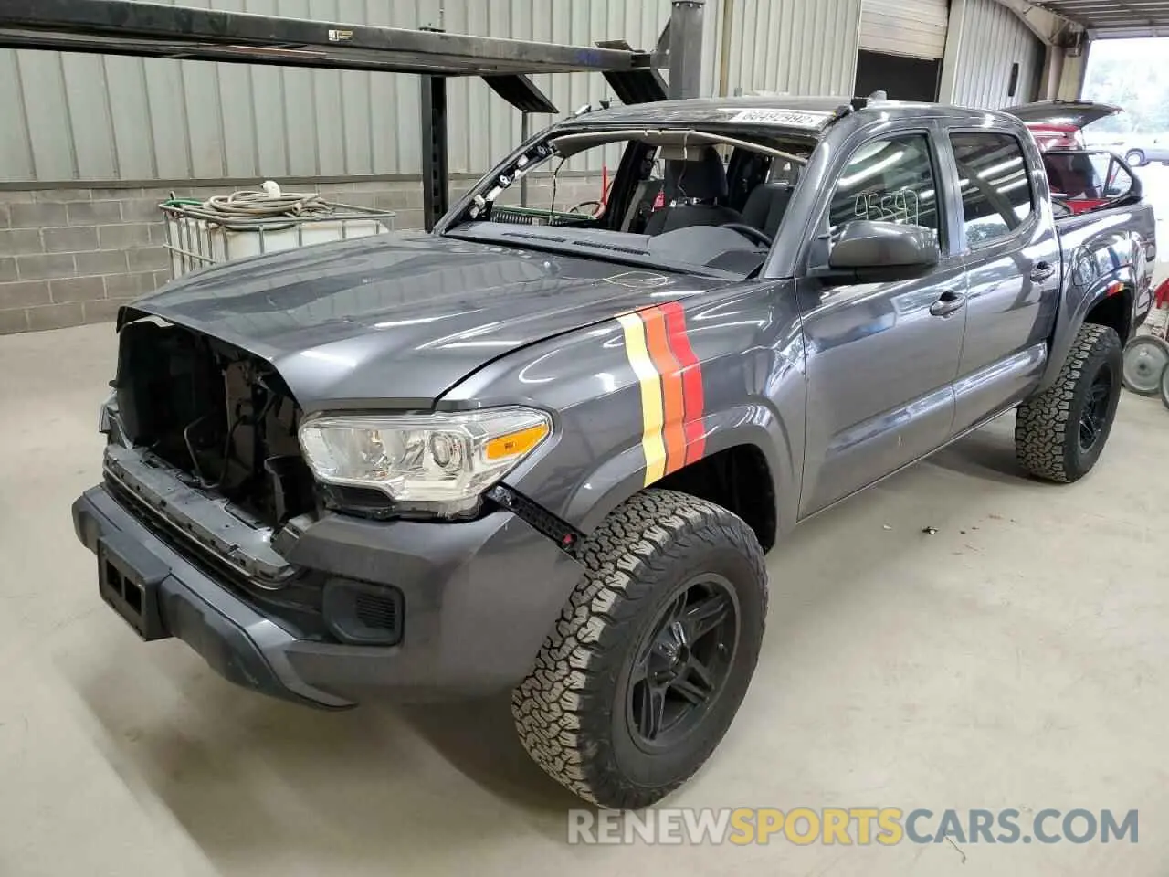 2 Photograph of a damaged car 5TFAX5GN2LX185632 TOYOTA TACOMA 2020
