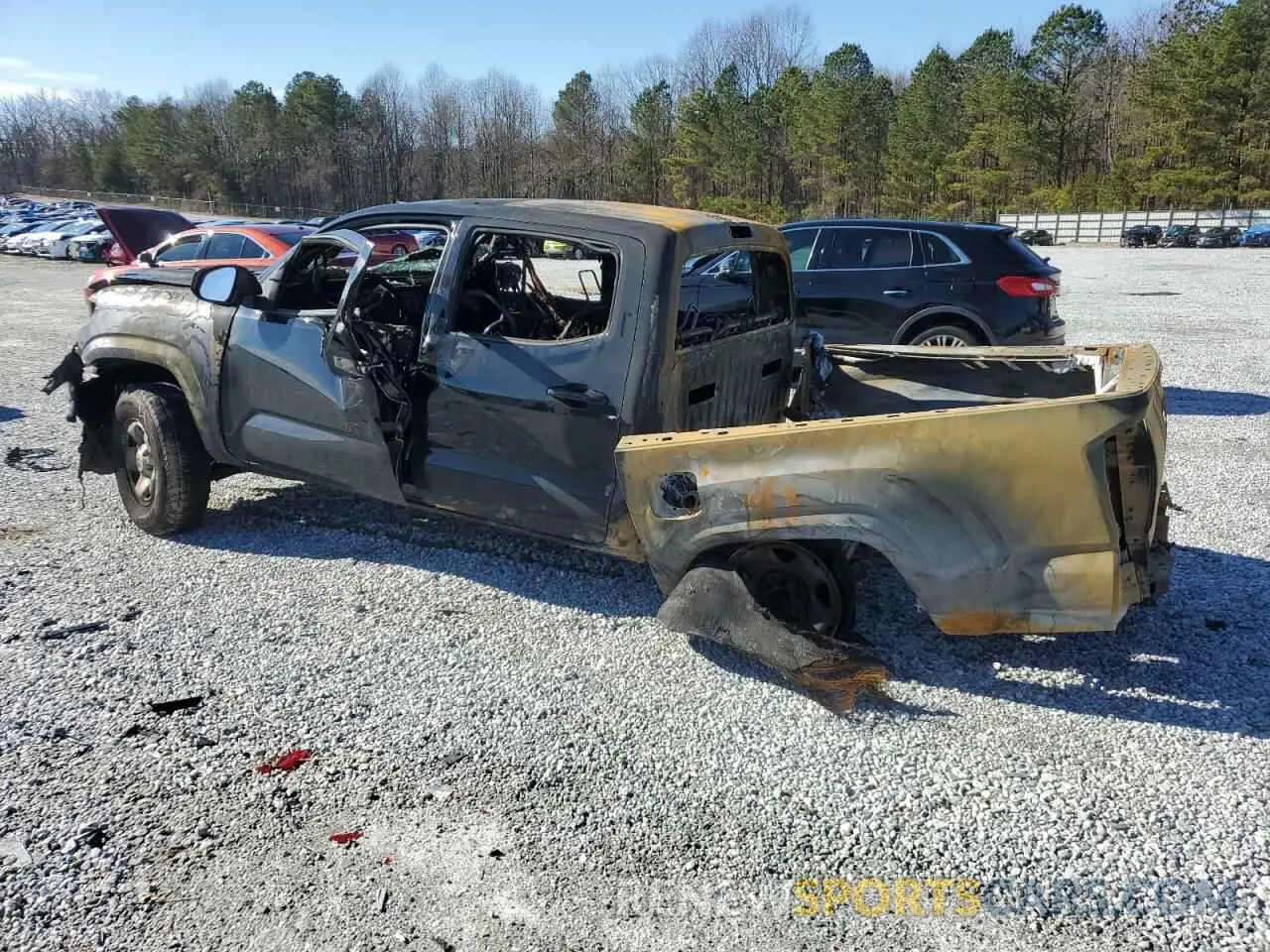 2 Photograph of a damaged car 5TFAX5GN2LX185985 TOYOTA TACOMA 2020