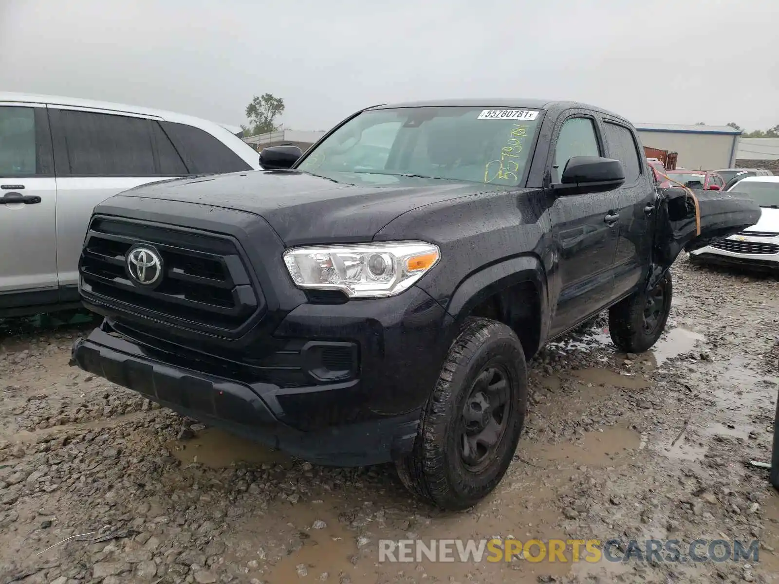 2 Photograph of a damaged car 5TFAX5GN4LX176284 TOYOTA TACOMA 2020