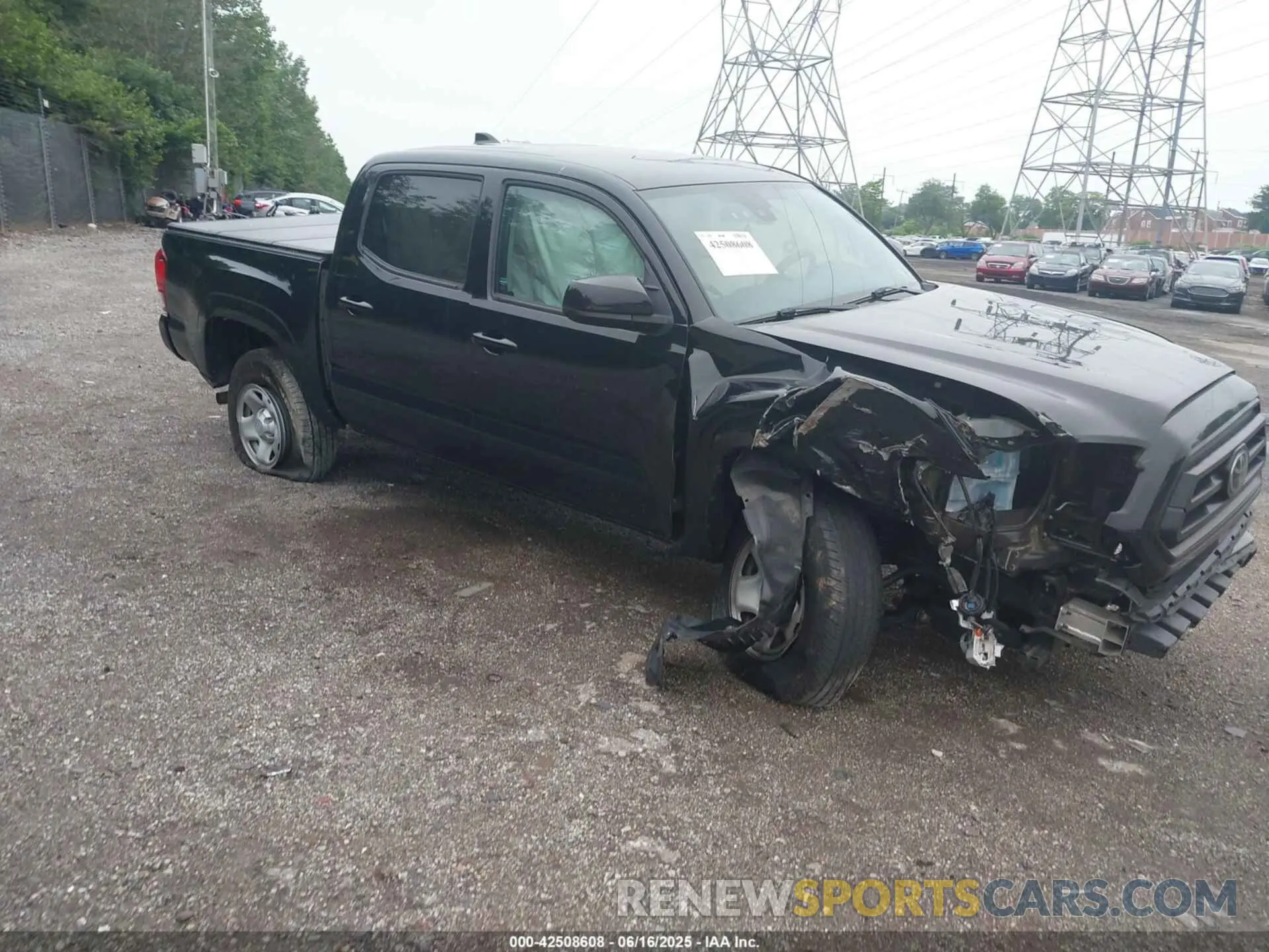 1 Photograph of a damaged car 5TFAX5GN4LX183977 TOYOTA TACOMA 2020